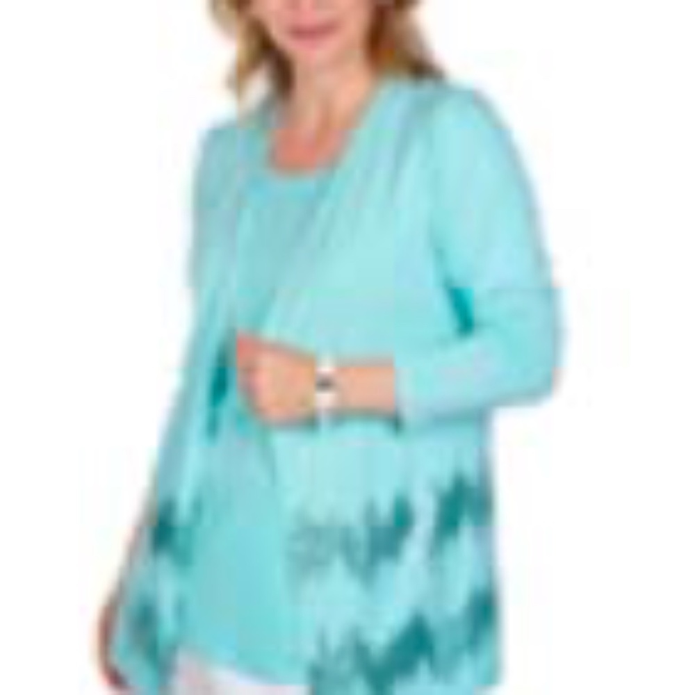 BOYFRIEND CARDIGAN, COLOUR: MINT, SZ 3X, SEQUIN DETAILS, JERSEY KNIT, LONG SLEEV
